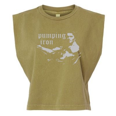 PUMPING IRON Garment-Dyed Women's Muscle Tee