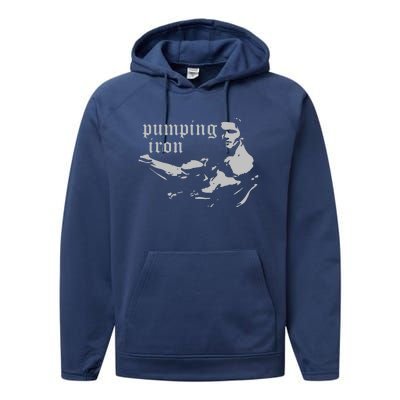 PUMPING IRON Performance Fleece Hoodie