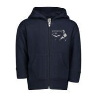 PUMPING IRON Toddler Zip Fleece Hoodie