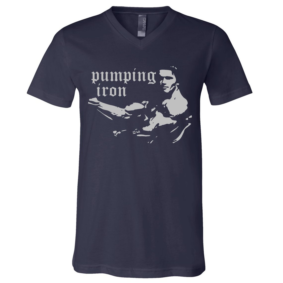 PUMPING IRON V-Neck T-Shirt