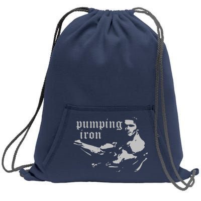 PUMPING IRON Sweatshirt Cinch Pack Bag