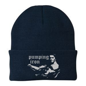 PUMPING IRON Knit Cap Winter Beanie