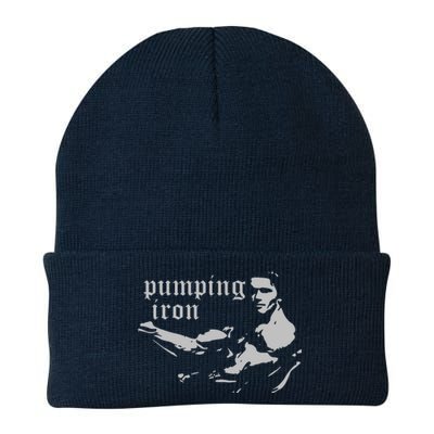 PUMPING IRON Knit Cap Winter Beanie