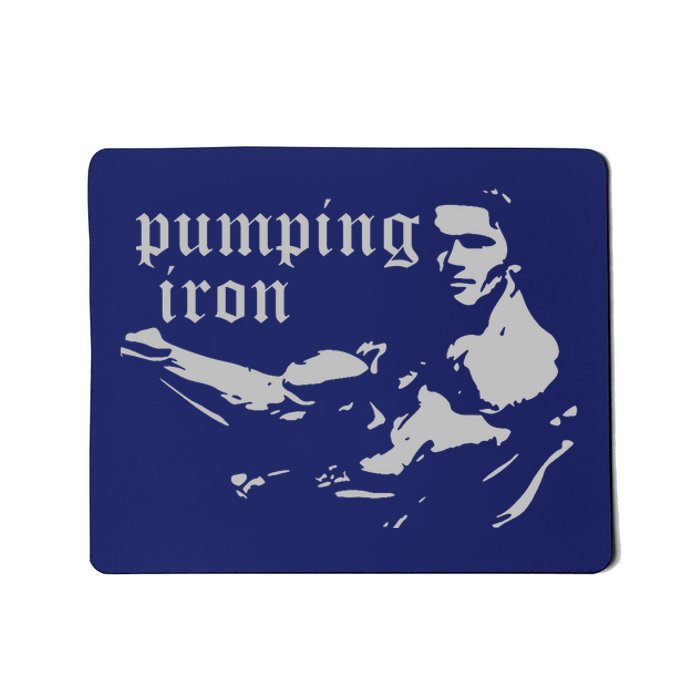 PUMPING IRON Mousepad