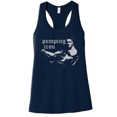 PUMPING IRON Women's Racerback Tank