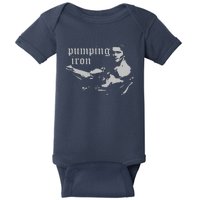 PUMPING IRON Baby Bodysuit