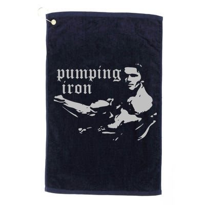 PUMPING IRON Golf Towel