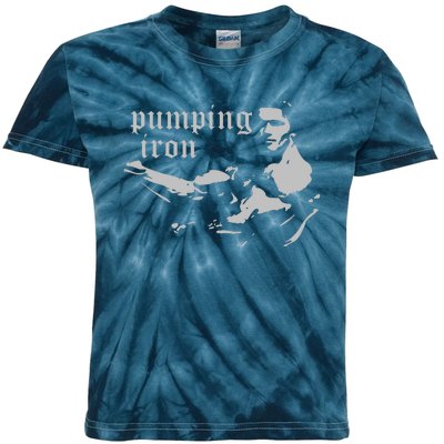 PUMPING IRON Kids Tie-Dye T-Shirt