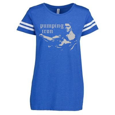 PUMPING IRON Enza Ladies Jersey Football T-Shirt