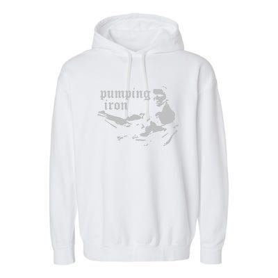 PUMPING IRON Garment-Dyed Fleece Hoodie