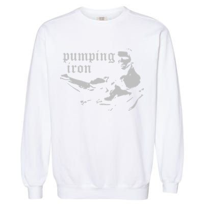 PUMPING IRON Garment-Dyed Sweatshirt
