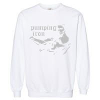 PUMPING IRON Garment-Dyed Sweatshirt