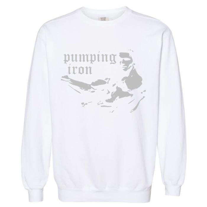 PUMPING IRON Garment-Dyed Sweatshirt
