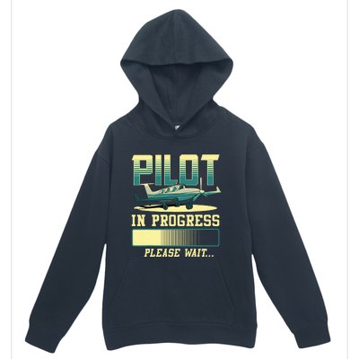 Pilot In Progress Please Wait Airplane Pilot In Training Urban Pullover Hoodie