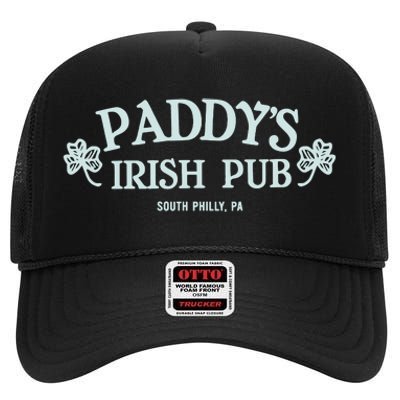 PaddYs Irish Pub Bar High Crown Mesh Back Trucker Hat