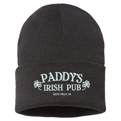 PaddYs Irish Pub Bar Sustainable Knit Beanie