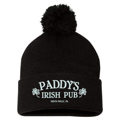 PaddYs Irish Pub Bar Pom Pom 12in Knit Beanie