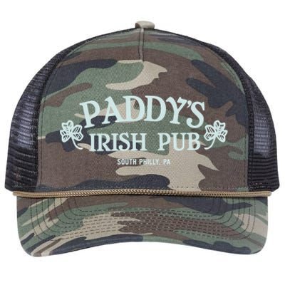 PaddYs Irish Pub Bar Retro Rope Trucker Hat Cap