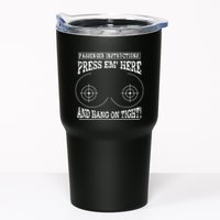 Passenger Instructions Press Em Here Tumbler