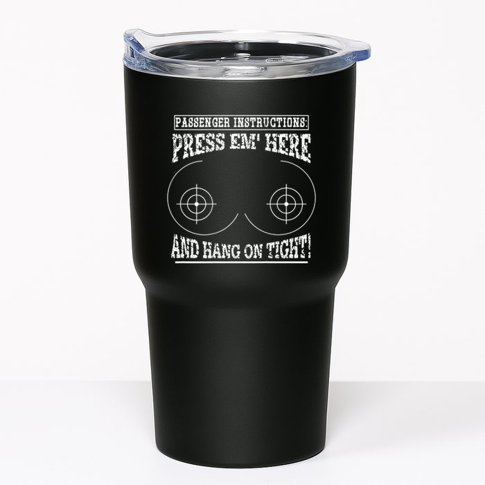 Passenger Instructions Press Em Here Tumbler