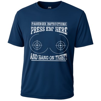Passenger Instructions Press Em Here Performance Shirt