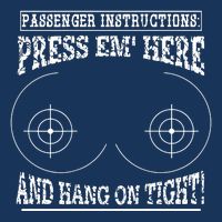 Passenger Instructions Press Em Here 16 in Basic Backpack