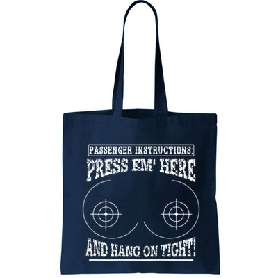 Passenger Instructions Press Em Here Bag