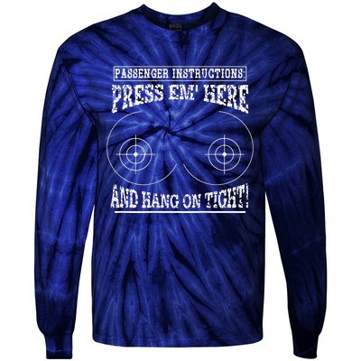 Passenger Instructions Press Em Here Tie-Dye Long Sleeve Shirt