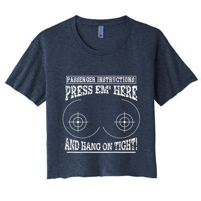 Passenger Instructions Press Em Here Crop Top