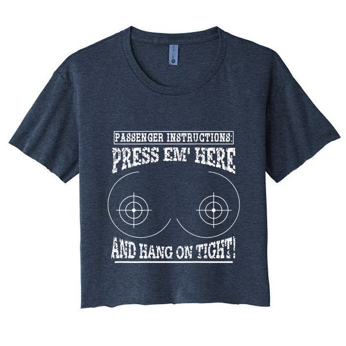 Passenger Instructions Press Em Here Crop Top