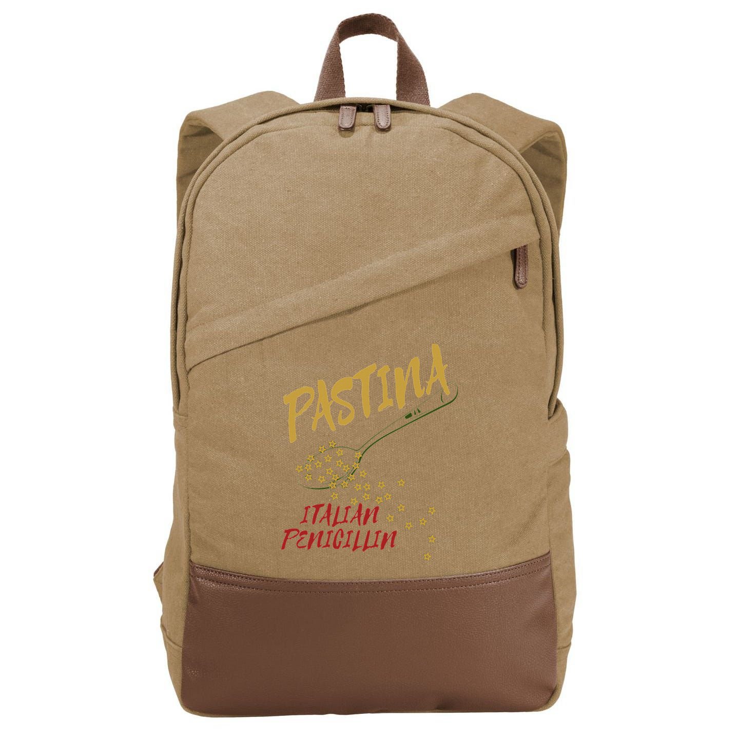 Pastina Italian Penicillin Cotton Canvas Backpack
