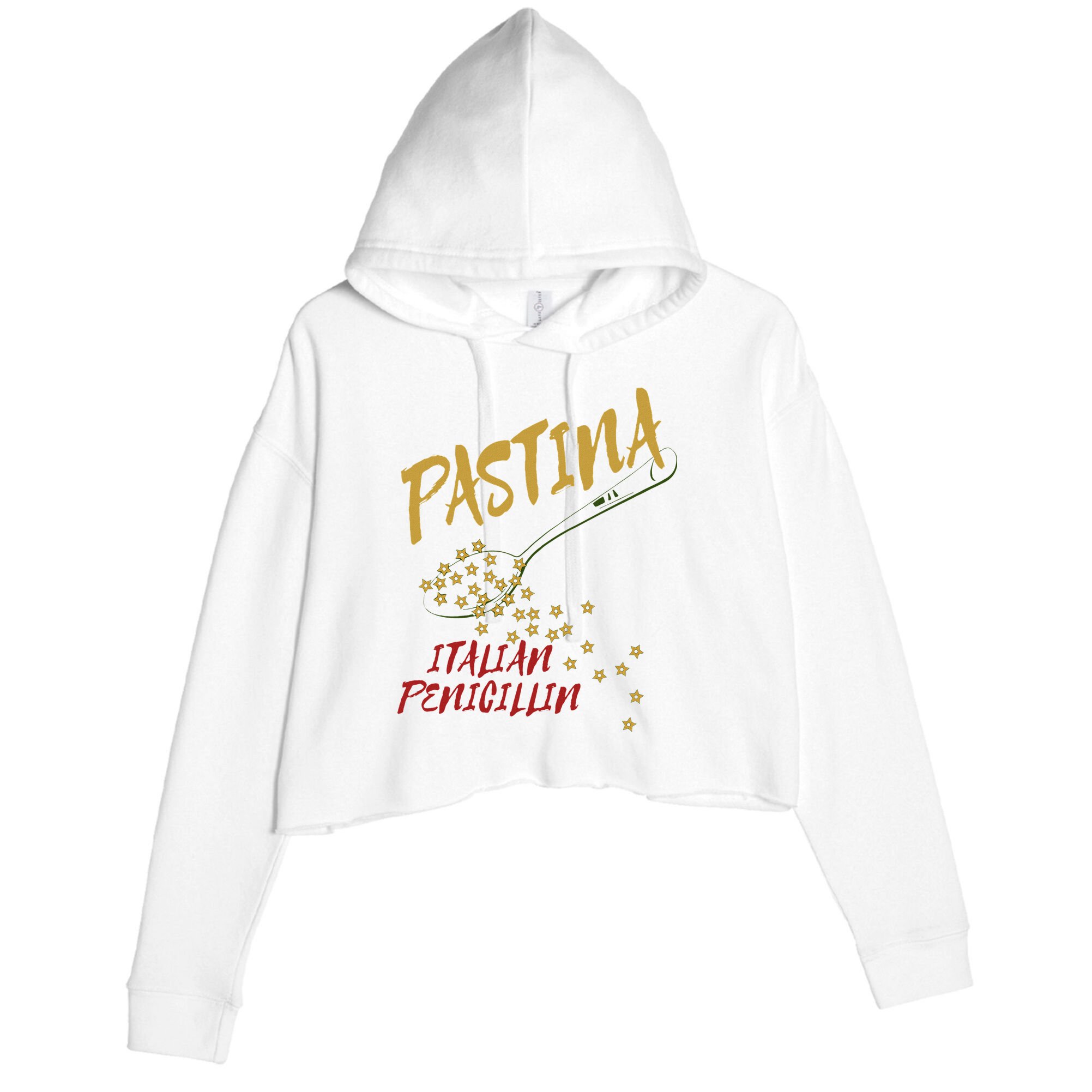 Pastina Italian Penicillin Crop Fleece Hoodie