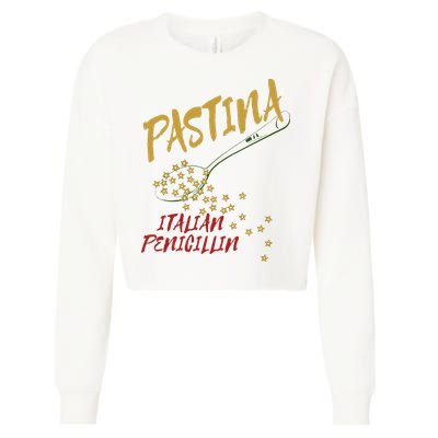 Pastina Italian Penicillin Cropped Pullover Crew