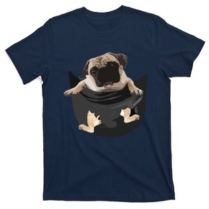 Pug In Pocket Funny Dog Lovers Costume Gifts T-Shirt