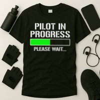 Pilot In Progress Funny Flight School Student T-Shirt