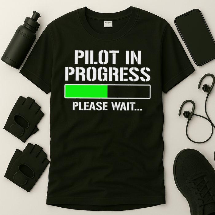 Pilot In Progress Funny Flight School Student T-Shirt