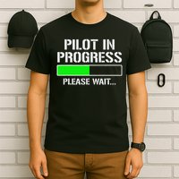 Pilot In Progress Funny Flight School Student T-Shirt