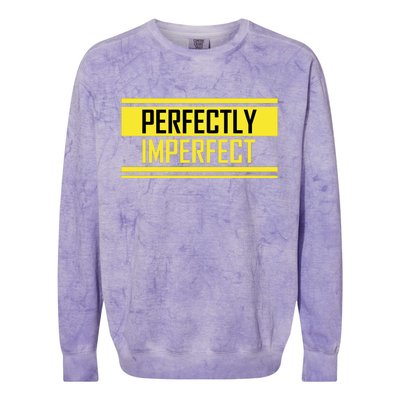 Perfectly Imperfect Colorblast Crewneck Sweatshirt