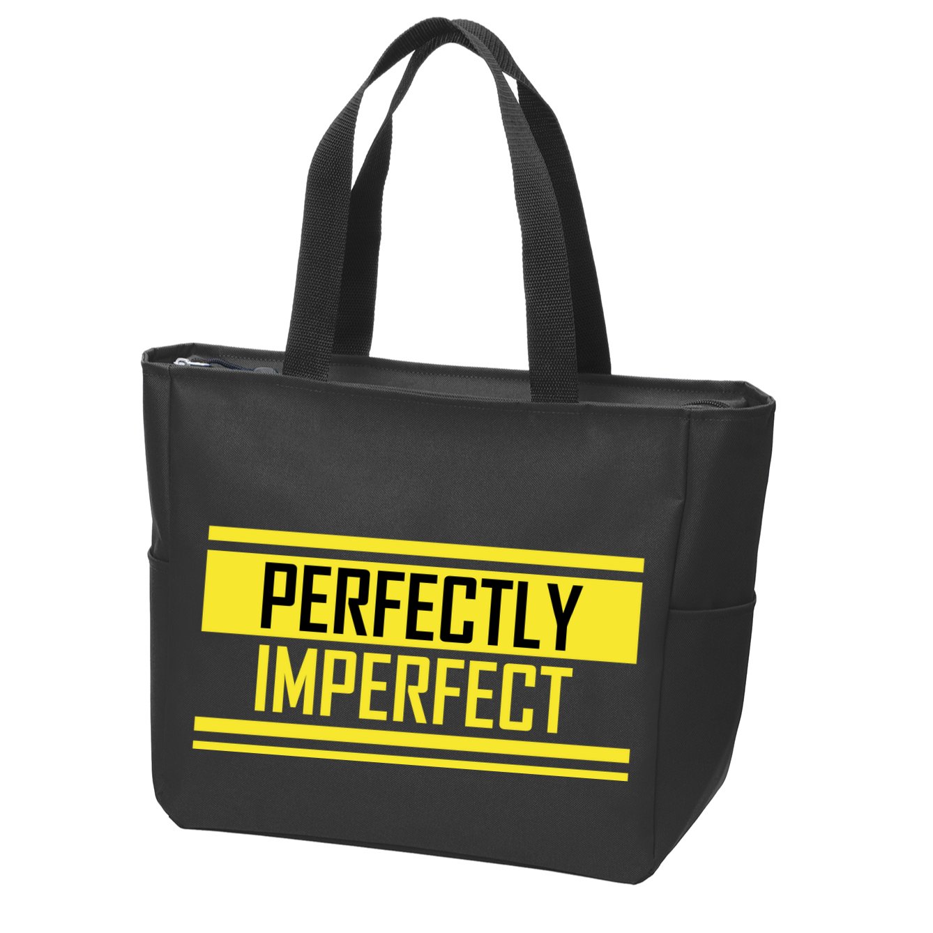 Perfectly Imperfect Zip Tote Bag