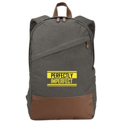 Perfectly Imperfect Cotton Canvas Backpack