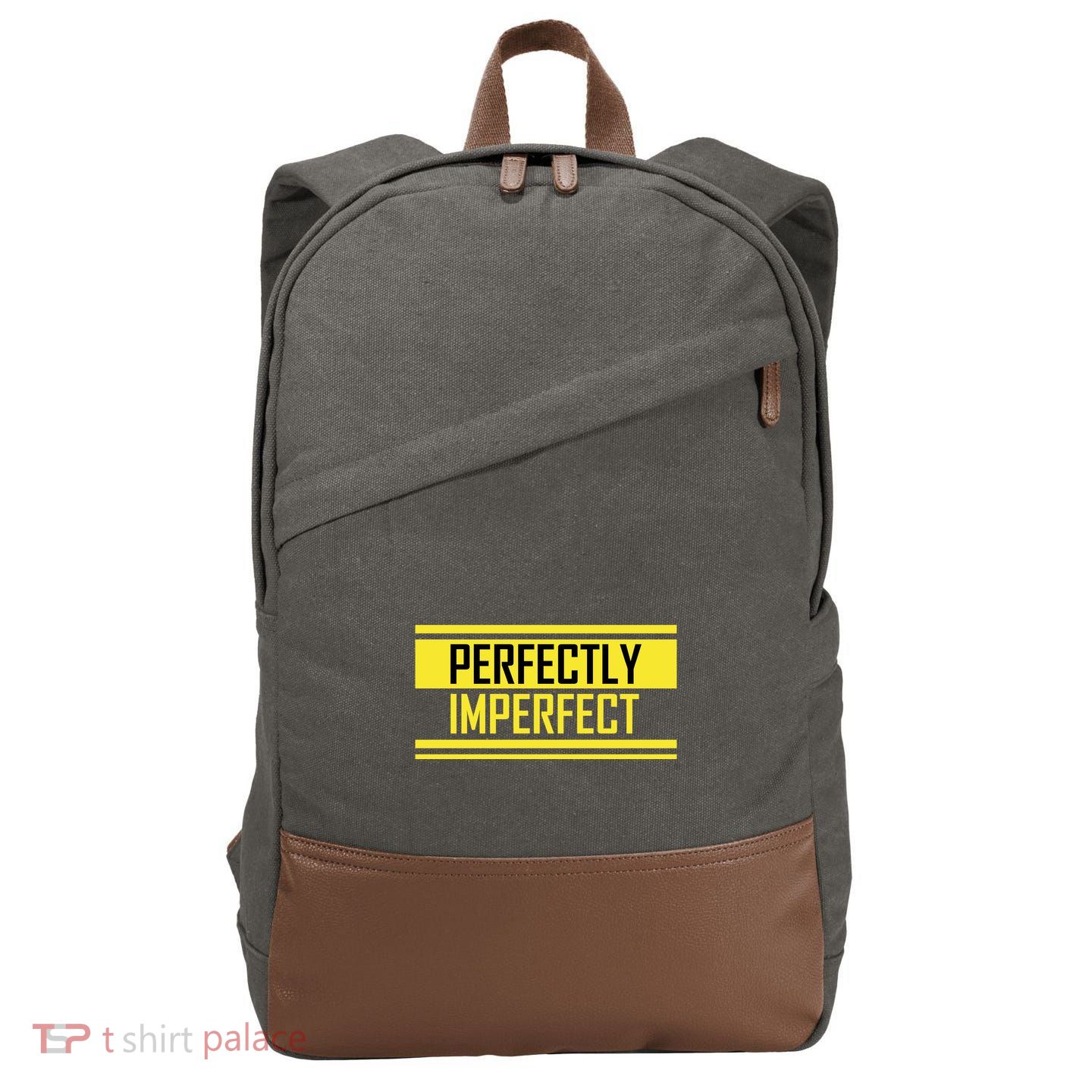 Perfectly Imperfect Cotton Canvas Backpack