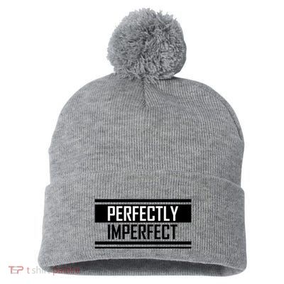 Perfectly Imperfect Pom Pom 12in Knit Beanie