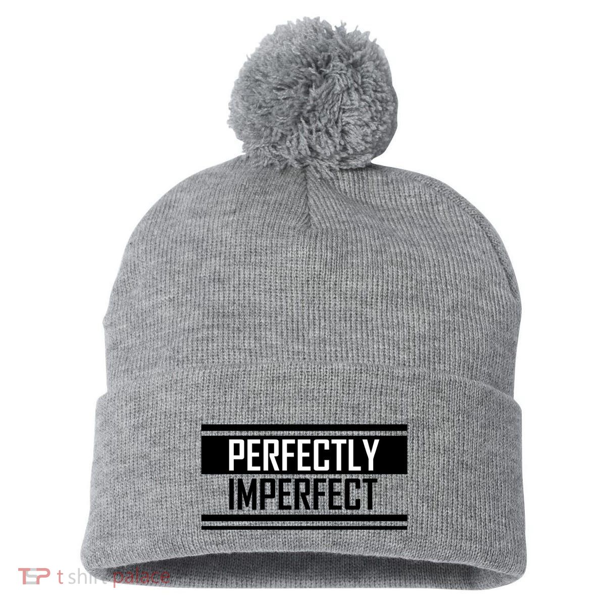 Perfectly Imperfect Pom Pom 12in Knit Beanie