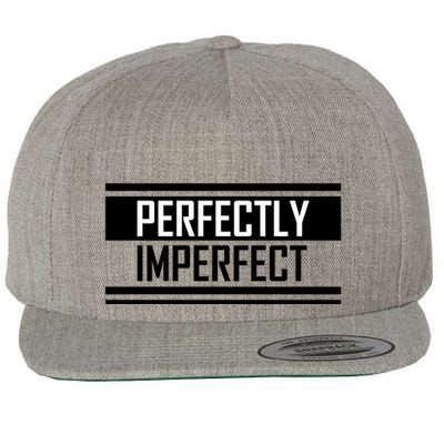 Perfectly Imperfect Wool Snapback Cap
