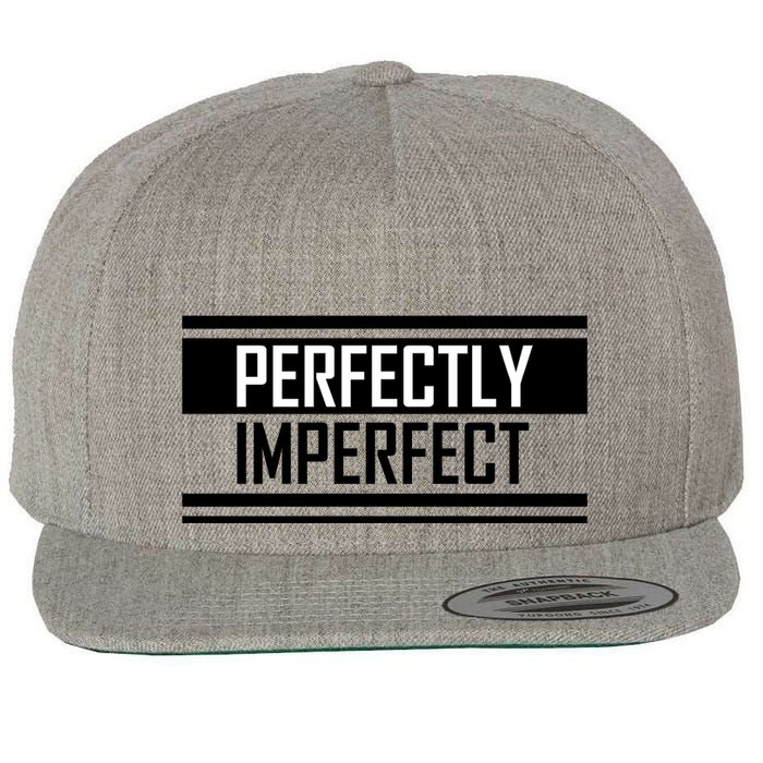 Perfectly Imperfect Wool Snapback Cap