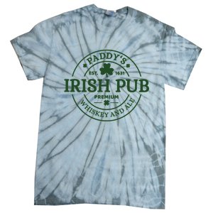 Paddy's Irish Pub Whiskey And Ale Tie-Dye T-Shirt