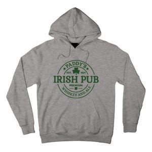 Paddy's Irish Pub Whiskey And Ale Tall Hoodie