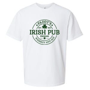 Paddy's Irish Pub Whiskey And Ale Sueded Cloud Jersey T-Shirt