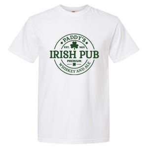 Paddy's Irish Pub Whiskey And Ale Garment-Dyed Heavyweight T-Shirt