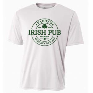 Paddy's Irish Pub Whiskey And Ale Cooling Performance Crew T-Shirt